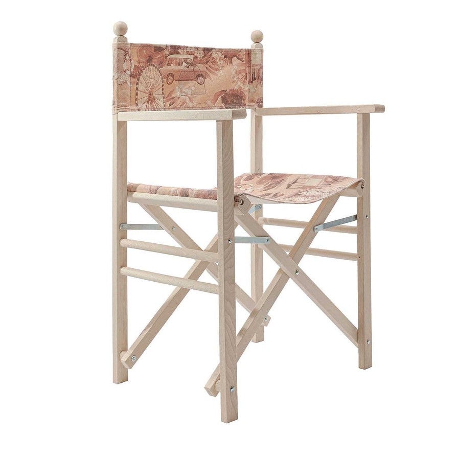 Mobilier Belvedere Chaises Et Tabourets D'Exterieur | Chaise De Directeur Rimini