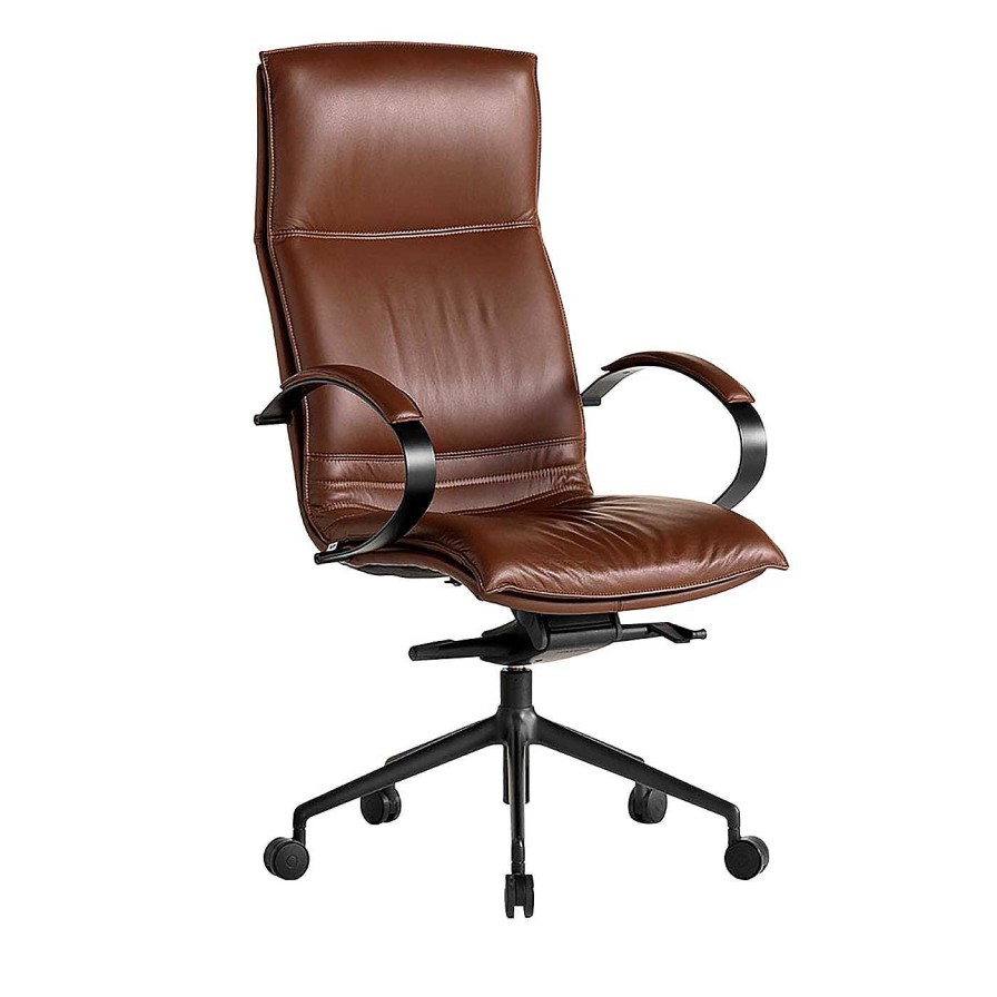 Mobilier Sitia Chaises De Bureau | Fauteuil Sabal A Brown