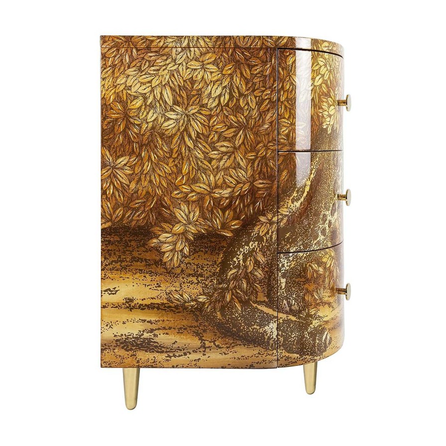 Mobilier Fornasetti Commodes | Commode Incurvee Leopardo