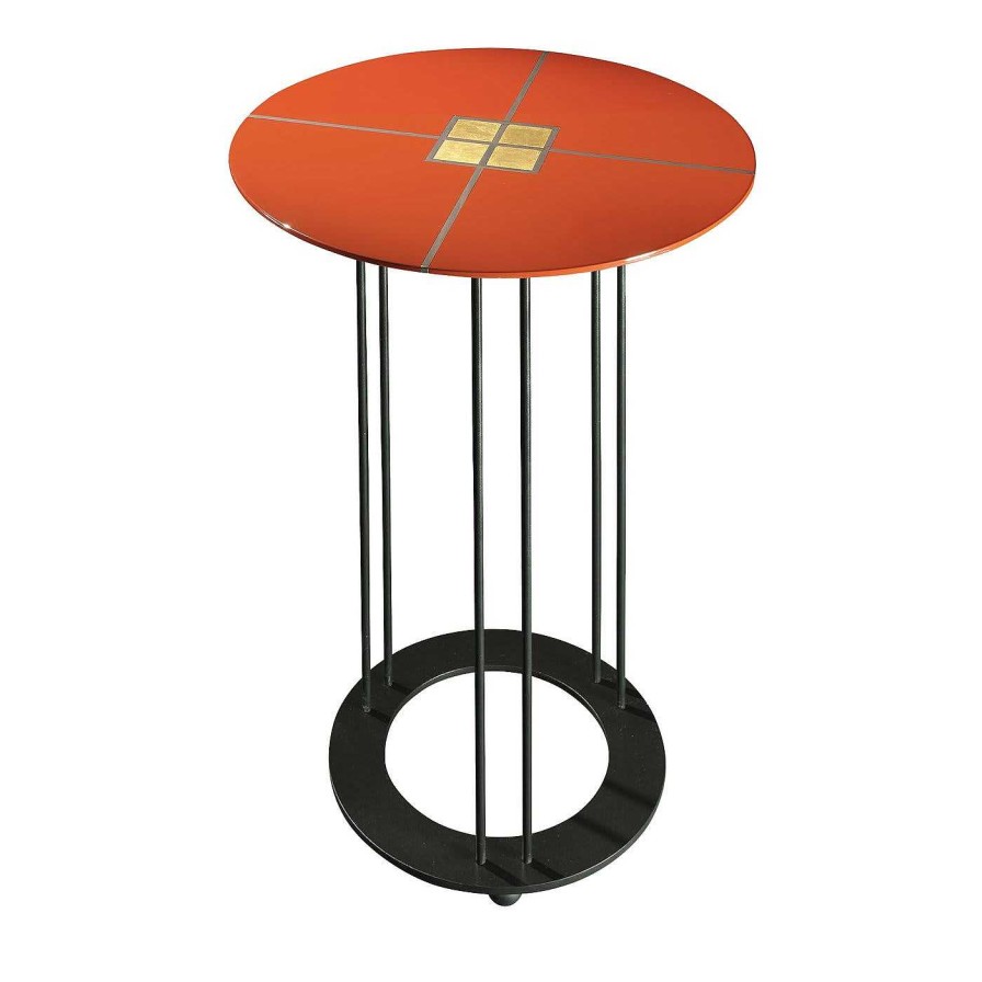 Mobilier Garbarino Collections Tables De Bistrot | Table De Bistrot Aureola D45 C Rouge