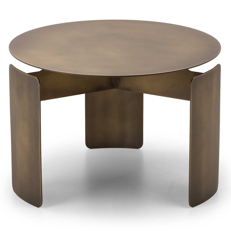 Mobilier Mingardo Tables D'Appoint | Table Basse En Bronze Nuageux Shirudo Par Elisa Honkanen