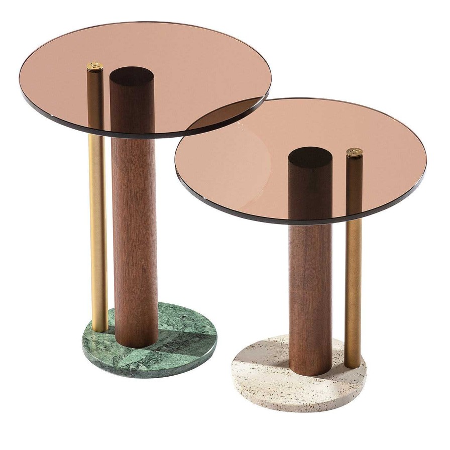 Mobilier Carpanese Home Tables Gigognes | Athena H&L Set Of 2 Coffee Tables