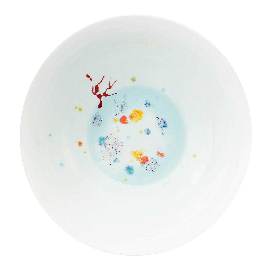 Arts De La Table Coralla Maiuri Assiettes Creuses | Assiette Creuse Blue Seabed