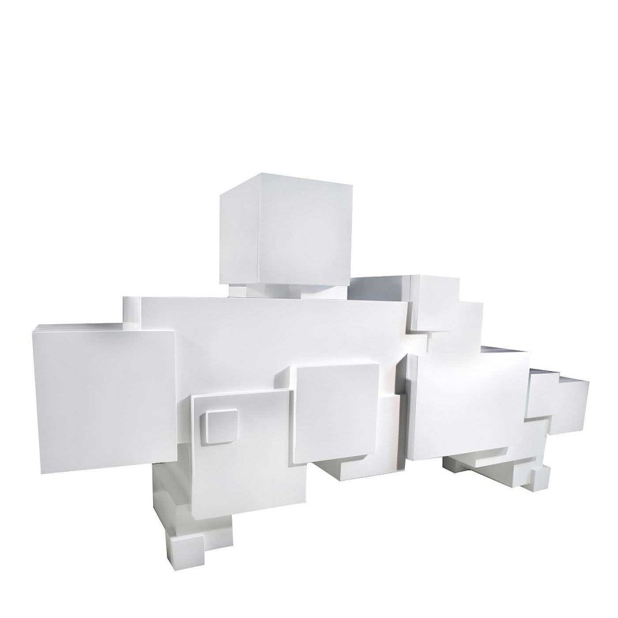 Mobilier Cedrimartini Credences | Buffet Hypercube Blanc