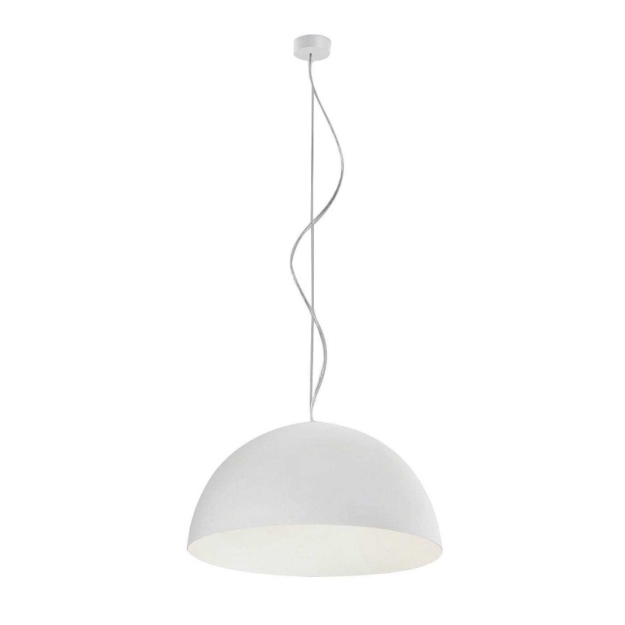 Eclairage Egoluce Suspensions | Lampe Giove Blanche