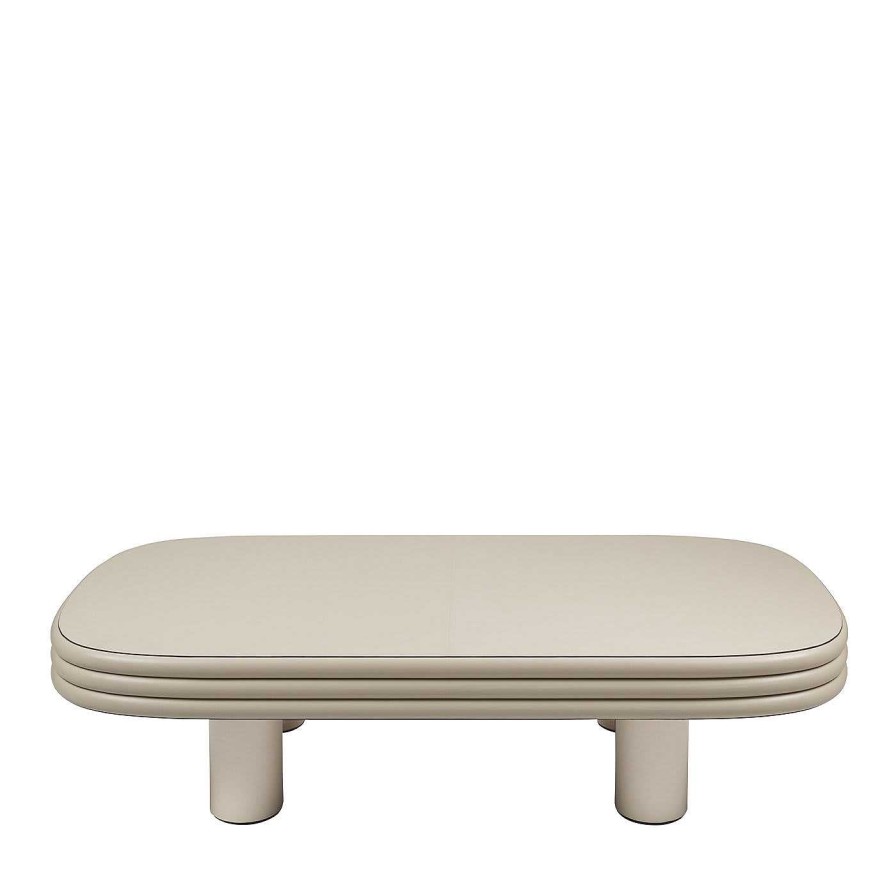 Mobilier Giobagnara Tables A Cafe | Table Basse Rectangulaire Scala Ivory