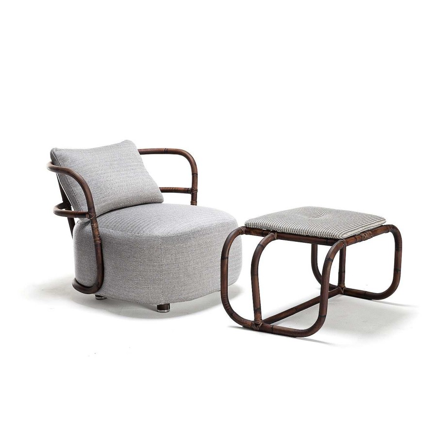 Mobilier Exteta Fauteuils D'Exterieur | Jungle Slim Low Armchair De Massimo Castagna