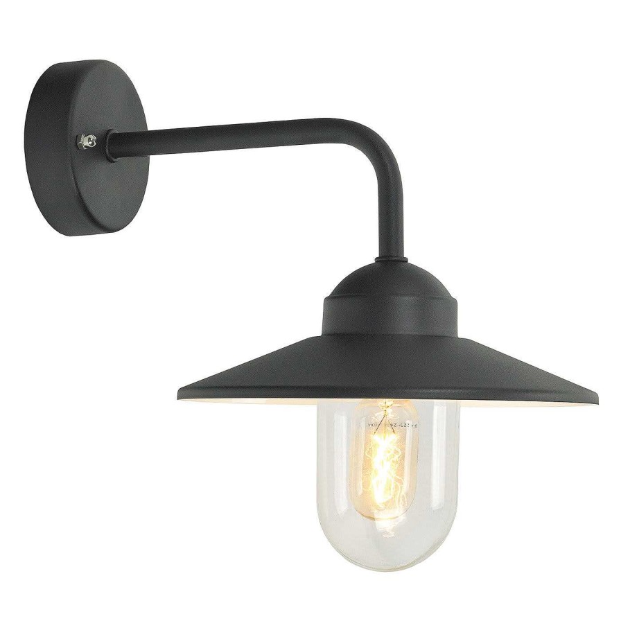 Eclairage Norlys Appliques D'Exterieur | Lampe Murale Noire Vansbro