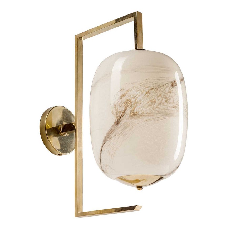 Eclairage Villari Home Couture Appliques Et Lampes Murales | Lampe Murale Roma En Albatre